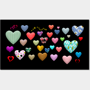 Hearts Everywhere Posters and Art